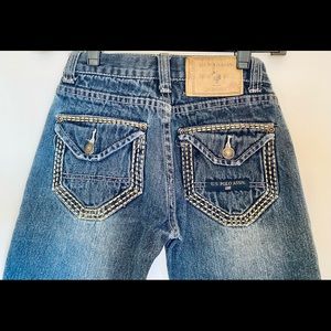 Gently Worn U.S. Polo Assn. Straight Blue Denim Jeans Boy’s Size 8